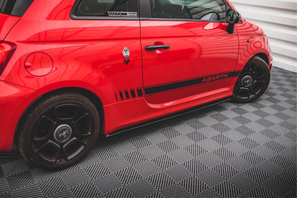LÂMINAS DAS EMBALADEIRAS SIDE SKIRTS ABAS PALAS LIPS FIAT 500 ABARTH