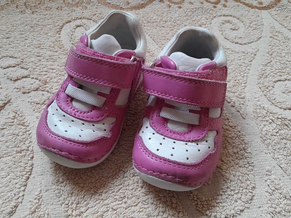 buty dziewczęce skóra naturalna rozmiar 18 - raz założone