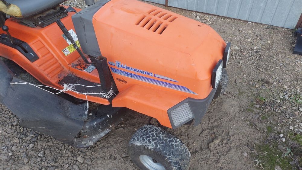 Traktorek Kosiarka Husqvarna Lt 125 Ces42a Do Trawy Transport