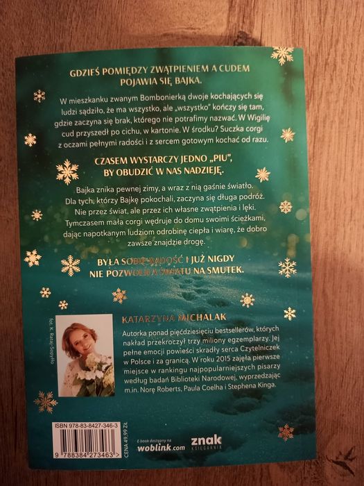 Była sobie radość Katarzyna Michalak książka o psie świąteczna