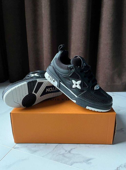 Louis Vuitton Skate Sneaker Black White