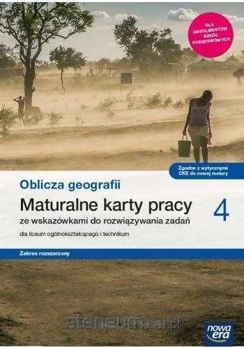 Oblicza geografii 4 EDYCJA 2024 Karty pracy + Podręcznik Rozszerzony
