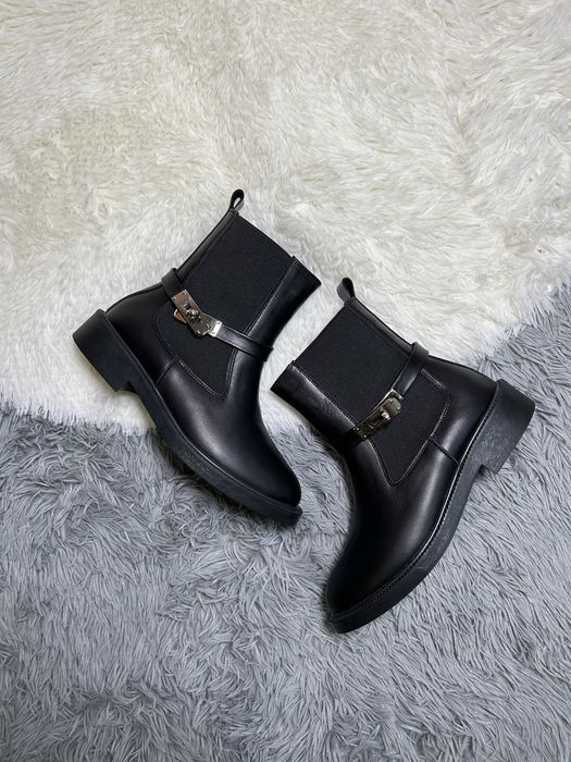 Шкіряні зимові челсі в 37,38 розмірі