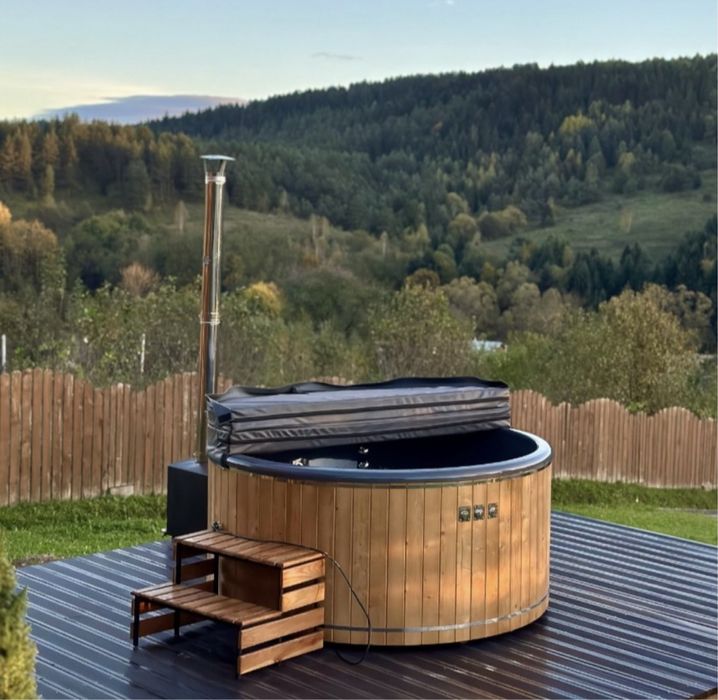 Чан!  Купіль з джакузі! Карпатський чан! Баня! Офуро!