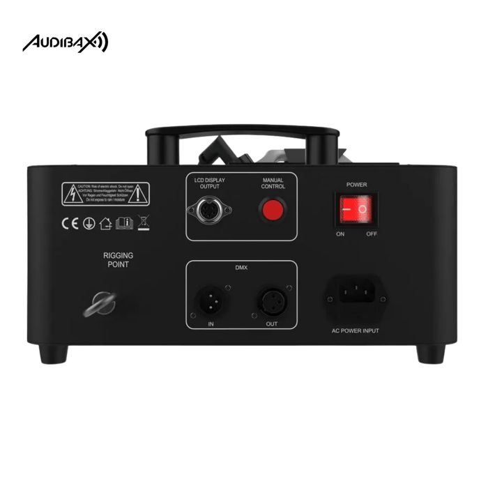 Audibax Smoke Geyser 2000 RGB 2000W Máquina de fumo profissional