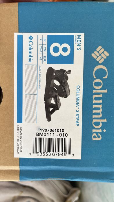 Босоніжки, сандалі columbia 41, 26см
