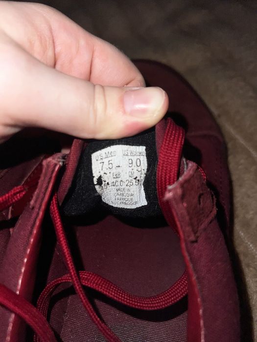 Vans черрі кеди