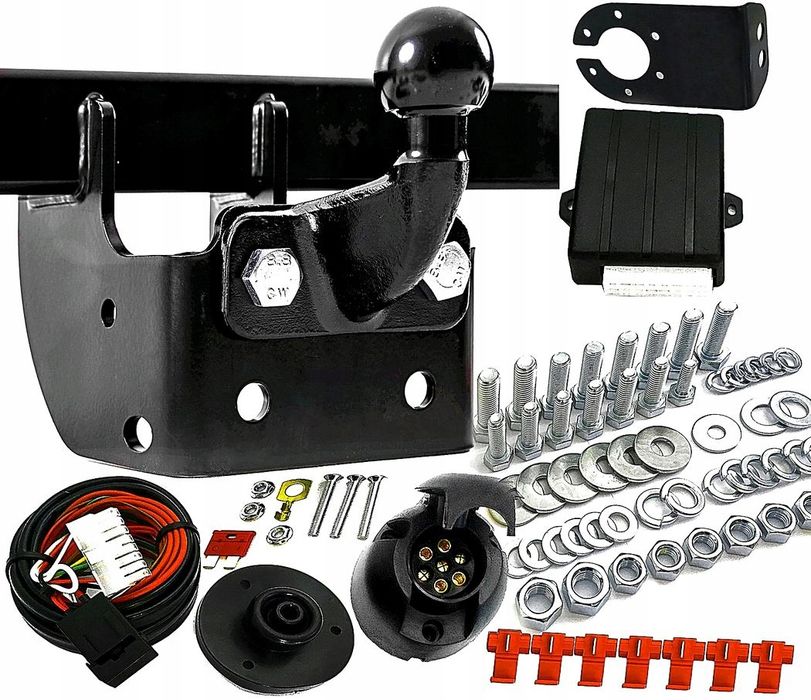 hak holowniczy + moduł 13pin ford transit custom 2012-2023r furgon van