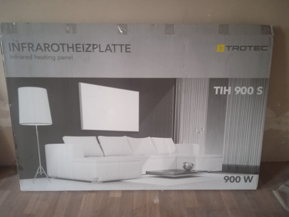 TIH 900S marki Trotec. Panelowy grzejnik na podczerwień.