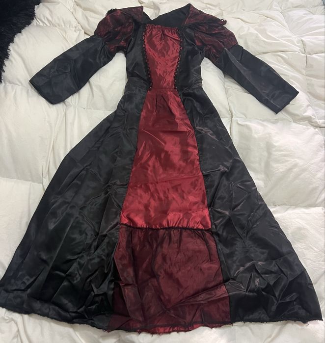 Disfarce Halloween Carnaval Menina Gótico