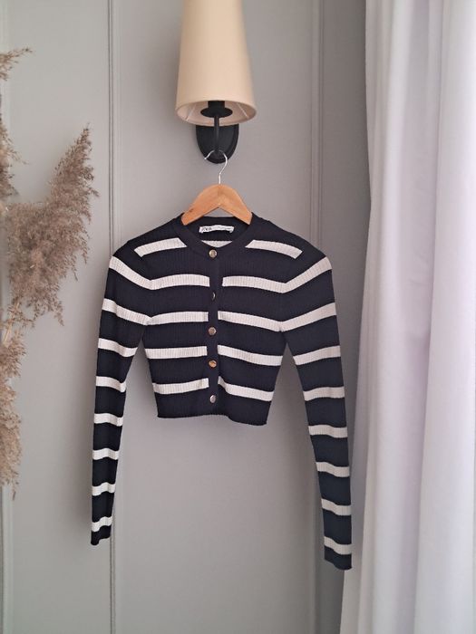 Zara krotki sweter wiskoza