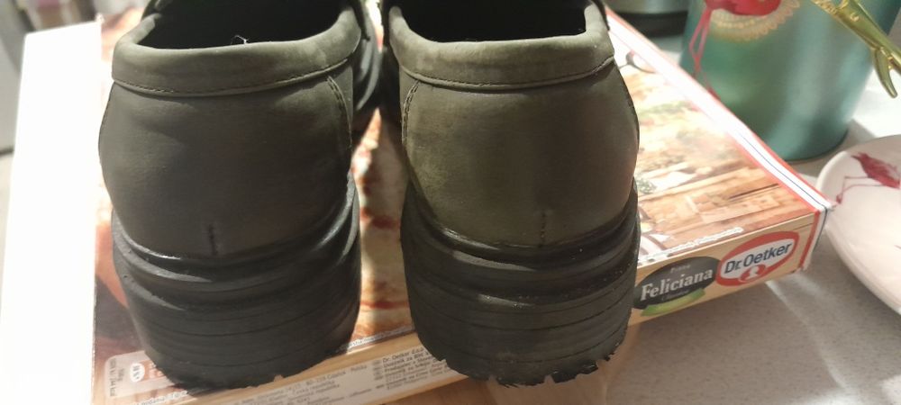 Półbuty damskie khaki