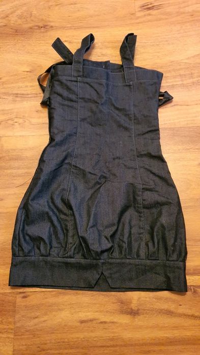 Sukienka grafitowa na rozpoczęcie lub zakończenie roku roz 140