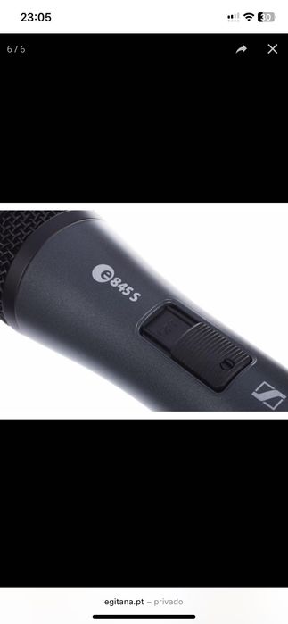 Microfone SENNHEISER E845 S64751434772227122