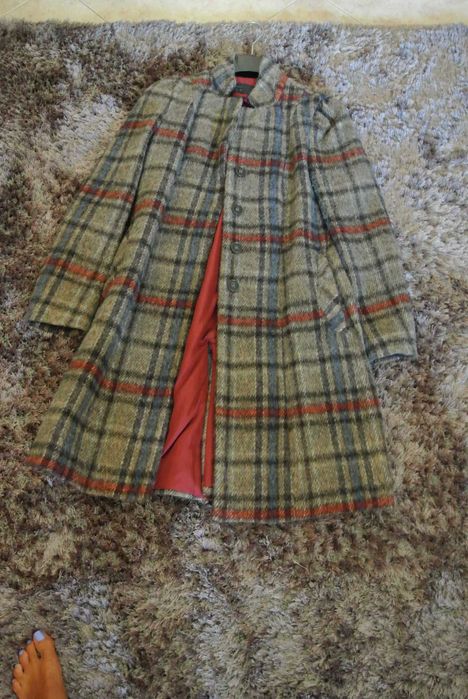 Casaco comprido xadrez