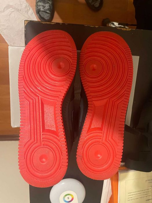 Sapatihas Nike AIR force 1 Mid ( Hot lava) Dark Grey