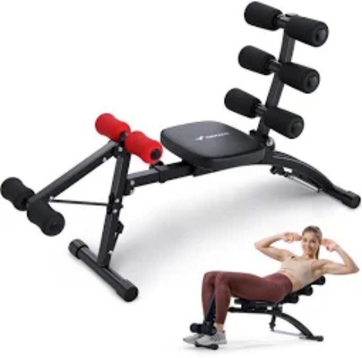 Banco de Musculação Multifuncional Ajustável MERACH – até 130 kg
