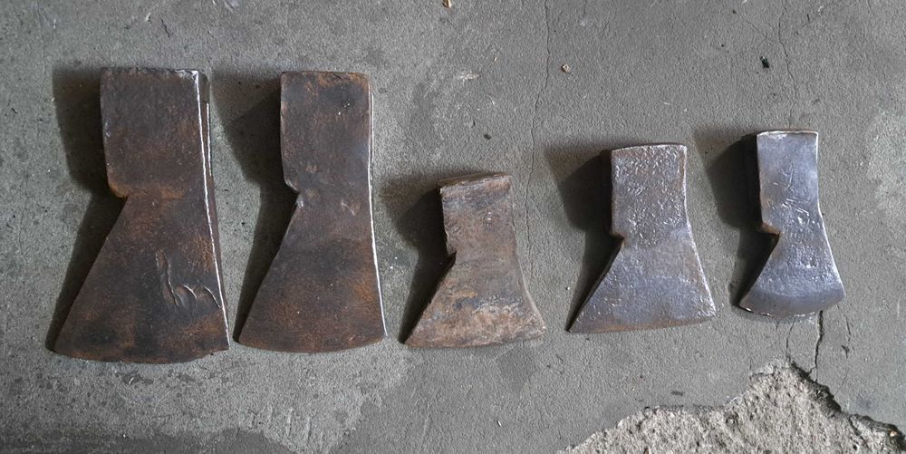 Siekiery 5szt. różne wagi