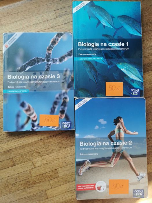 Biologia na czasie 1,2,3 liceum i technikum