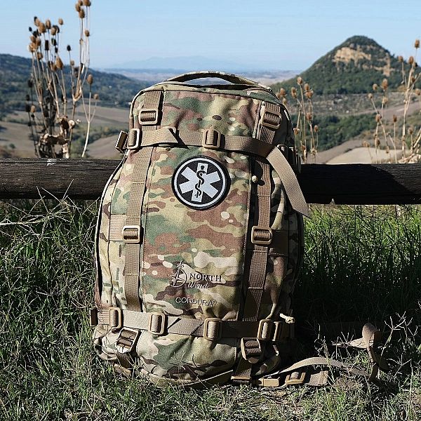 Apteczka plecakowa z wyposażeniem AP20/3P CORDURA NorthWind - Multicam