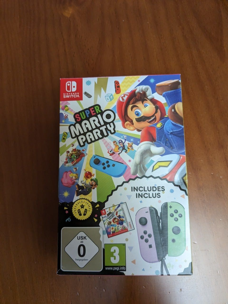 Jogo Nintendo Switch Switch Super Mario Party (Código de Descarga) +  Joy-Con Roxo e Verde