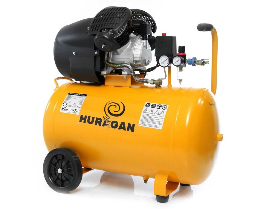 Huragan Kompresor 100L 2T Olejowy M88003