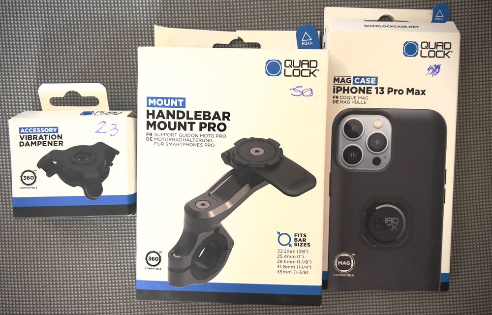 Quadlock moto iphone 13 pro max