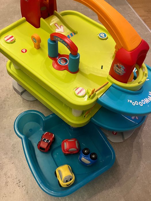 SMOBY Vroom Planet Duży Garaż Myjnia Stacja Benzynowa