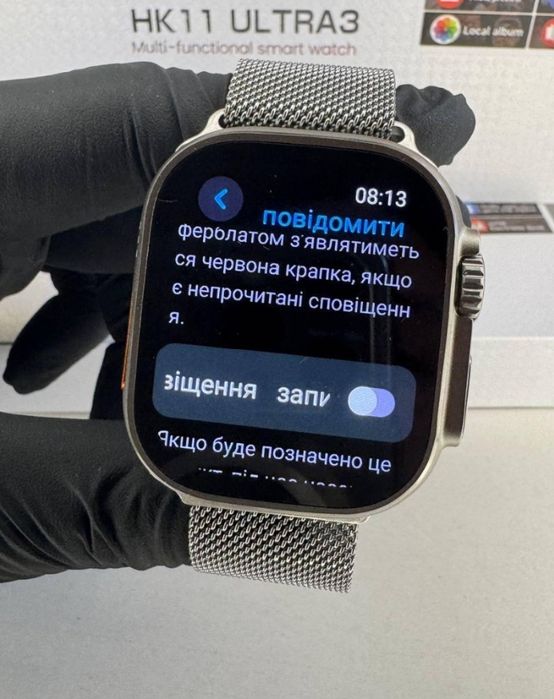 Смарт-годинник HK11 Ultra 3 AMOLED 49 мм | Bluetooth дзвінки | AI