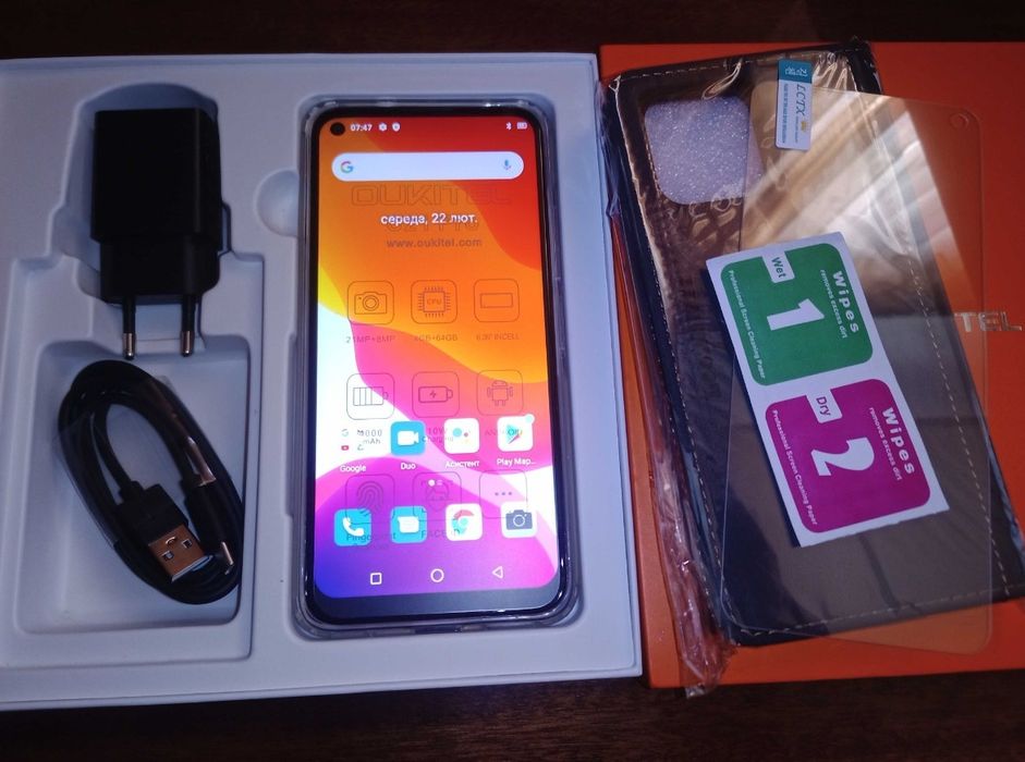 Новий Oukitel c21 pro смартфон телефон