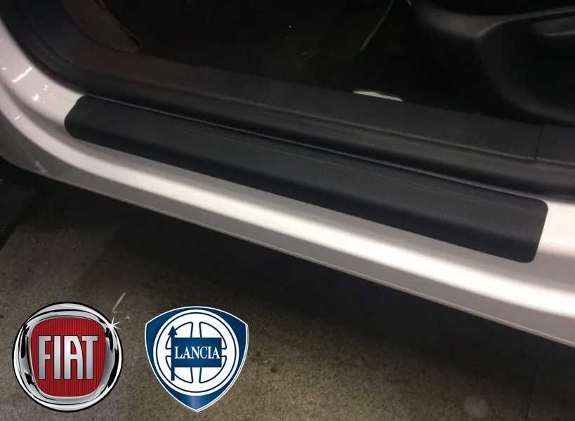 Захисна плівка защитная пленка наклейки на пороги авто для Fiat Lancia