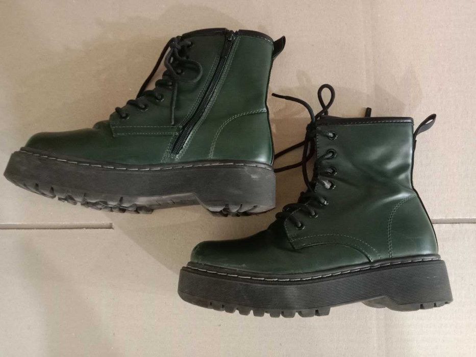 Ботинки женские кожаные Jenny Fairy 38р. зеленые