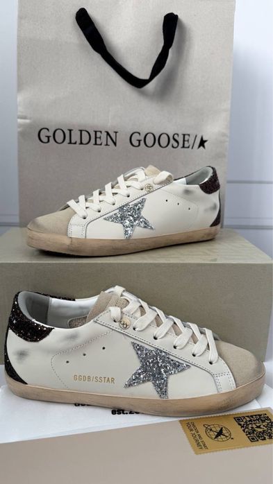 Жіночі кеди Golden Goose Deluxe Brand GGDB  superstar натуральна шкіра, топ якість. В наявності