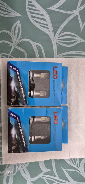 Lâmpadas led H7 com microchip led de última geração novas em caixa