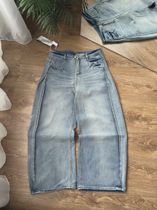 Baggy Balloon Fit Jeans berska Blue Широкі Джинси бершка Голубі Вошед SK8 Y2K Skater Loose Archive Opium Балун Фіт Беггі Бегги Джинсы jaded london