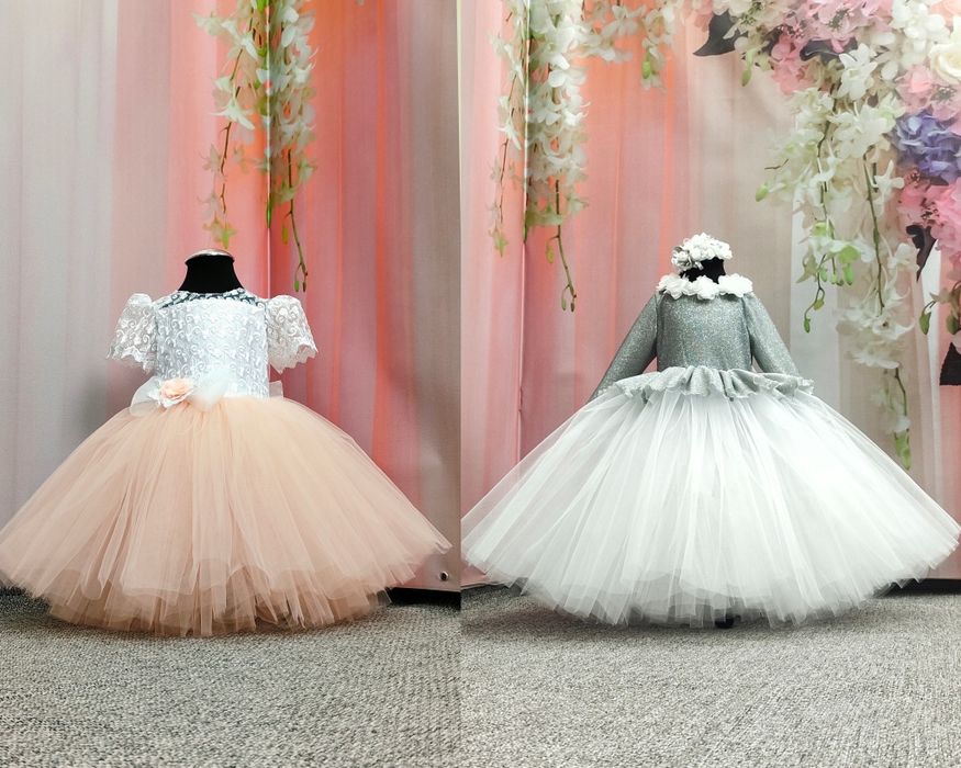 Бальные пышные праздничные платья на 1-2года