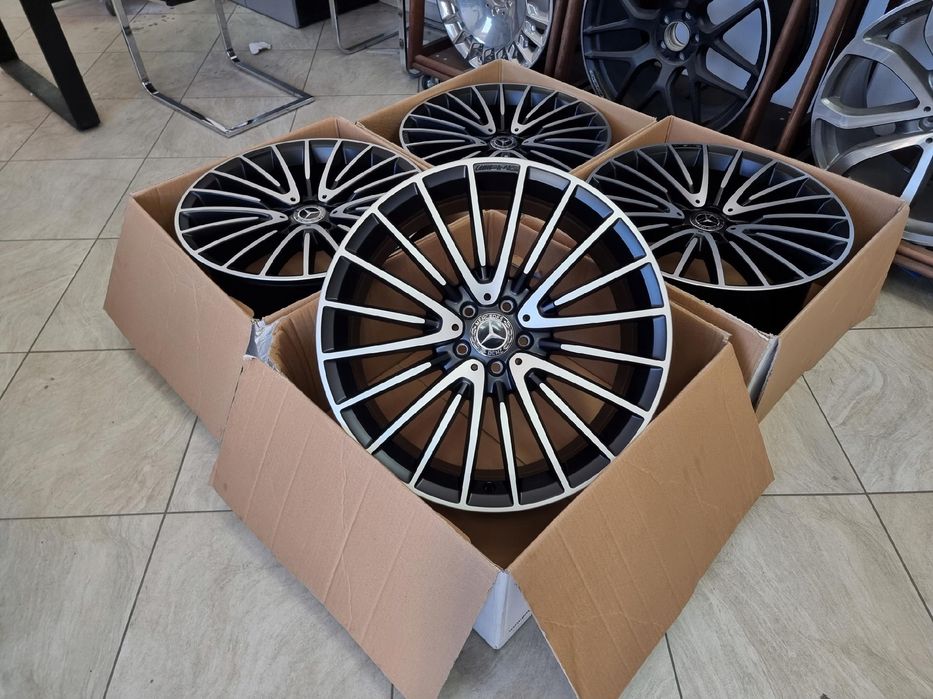 Nowe Czarne Felgi Amg Mercedes S Klasa W223 W222 21 Cali
