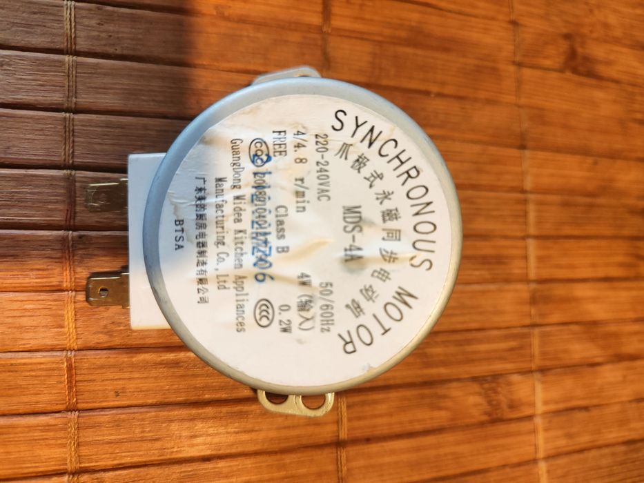Silnik talerza mikrofalówki MDS-4A