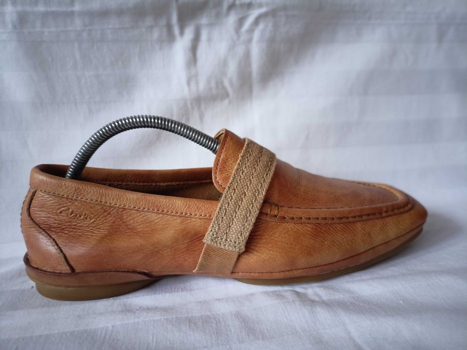 Clarks roz.42,5 / UK 8G/ - dł. wkł.28 cm- skóra- super stan