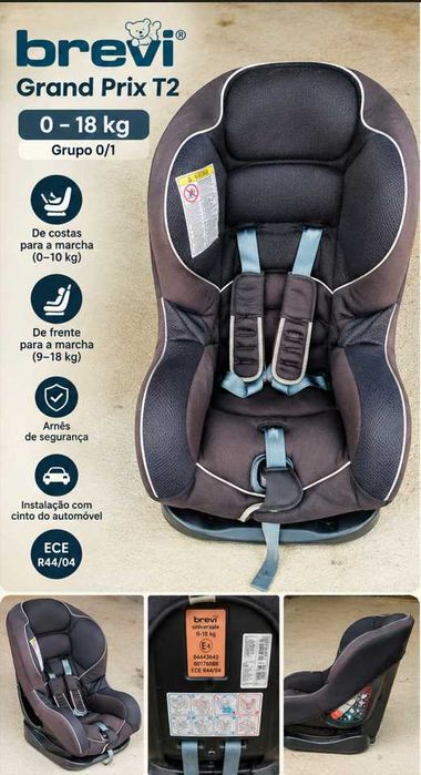 Cadeira Auto Brevi Grand Prix T2 0–18 kg