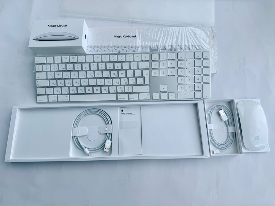 Комплект Apple Magic Keyboard A1843 / Apple Magic Mouse 2 A1657 у дуже гарному стані