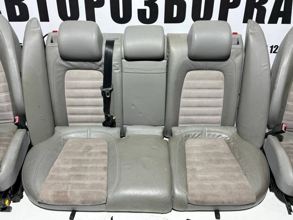 салон пассат б6 сидушки сидіння сиденья passat b6 алькантара рекаро