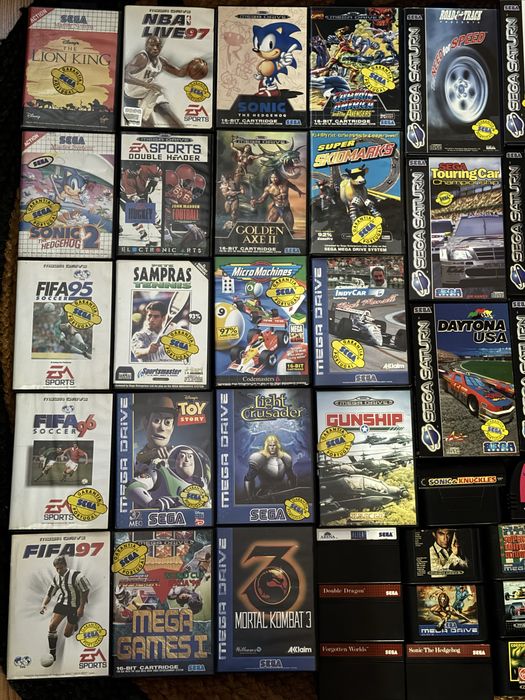 Jogos SEGA, MegaDrive, MasterSystem, Game Gear, Sega Saturn, Nintendo