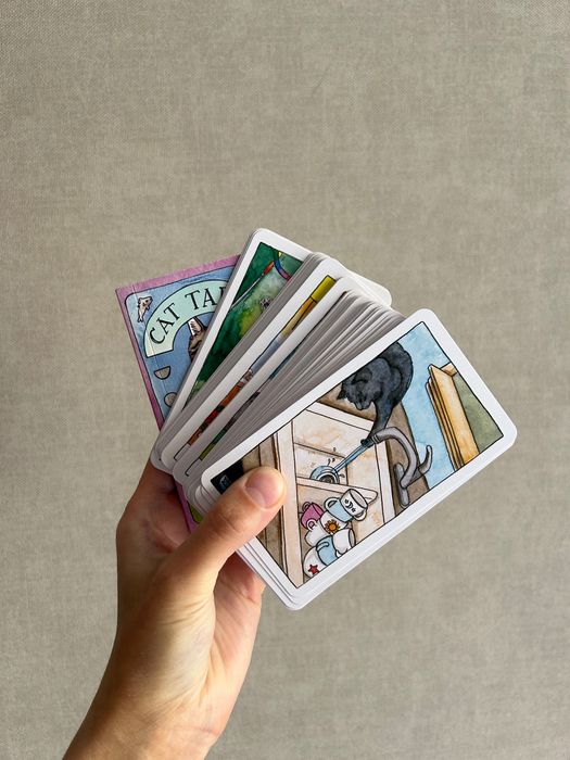 cat tarot, карти таро з котиками