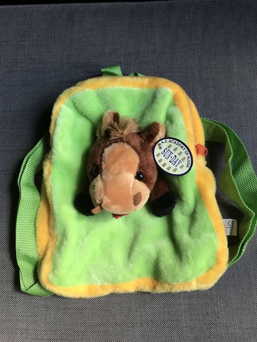 Plecak pluszowy zabawkowy nowy do żłobka,przedszkola