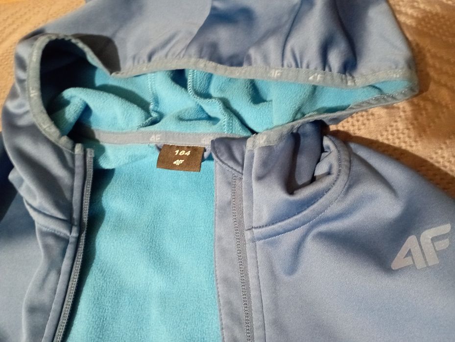 Kurtka Softshell 4f 164 niebieska