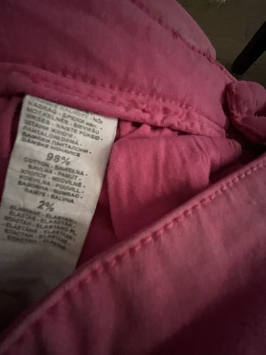 Różowe spodnie jeansowe rozm. XS