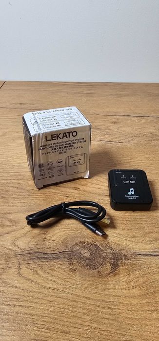 LEKATO MS-20 nadajnik bezprzewodowy IEM odsłuch douszny
