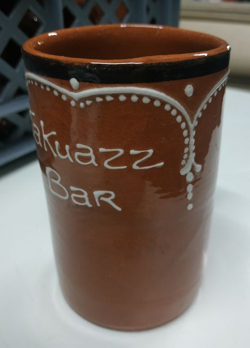 Caneca barro vidrado 25cl