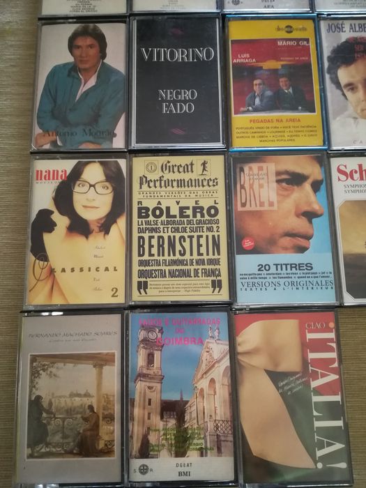 Cassetes em ótimo estado